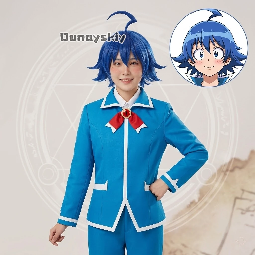 Suzuki Iruma Cosplay Anime Welcome To Demon-School Costume Wig Blue School Uniforms DK Man Halloween Anime Role play Jirai Kei
Suzuki Iruma Cosplay Anime Welcome To Demon-School Costume Wig Blue School Uniforms DK Man Halloween Anime Role play Jirai Kei