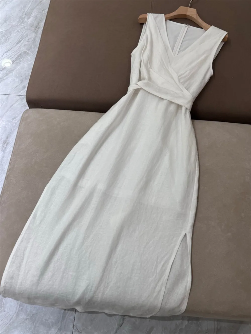 Women's 25 Summer New Linen Belt Series Fashionable and Versatile Sleeveless Dress
Women's 25 Summer New Linen Belt Series Fashionable and Versatile Sleeveless Dress