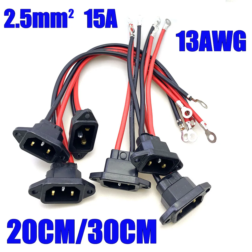 15A 250V C13 C14 electric bicycle car wired Receptacle Connector battery Charging AC power outlet Socket Waterproof Accessories
15A 250V C13 C14 electric bicycle car wired Receptacle Connector battery Charging AC power outlet Socket Waterproof Accessories