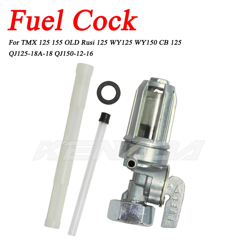 Motorcycle Fuel Cock For TMX 125 155 OLD Rusi 125 WY125 WY150 CB 125 QJ125-18A-18 QJ150-12-16
Motorcycle Fuel Cock For TMX 125 155 OLD Rusi 125 WY125 WY150 CB 125 QJ125-18A-18 QJ150-12-16