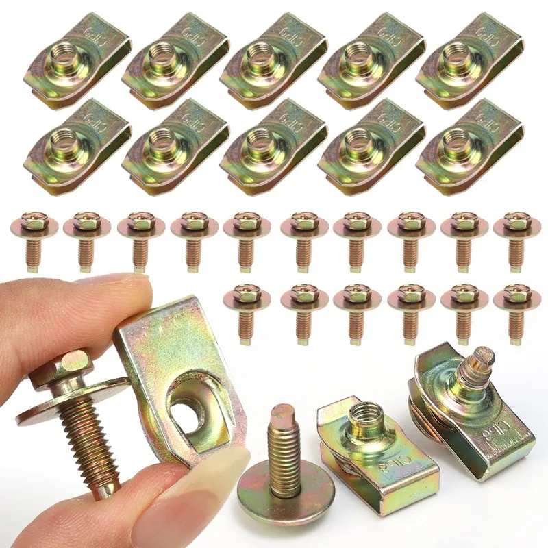 Self-tapping Screw Fasteners Auto Body Bolts U-nut Clip M6 Engine Cover Splash Shield Bumper Fender Liner Fastener Rivet Screw
Self-tapping Screw Fasteners Auto Body Bolts U-nut Clip M6 Engine Cover Splash Shield Bumper Fender Liner Fastener Rivet Screw