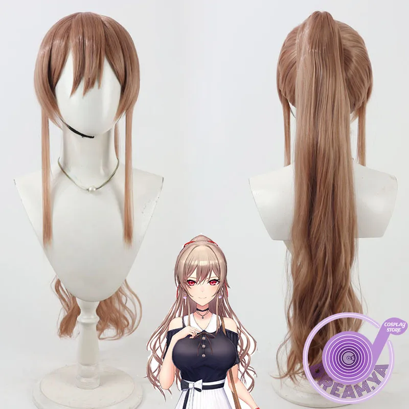 Furen E Lustario Cosplay Wig Vtuber Brown Ponytail Heat Resistant Synthetic Hair Halloween Role Play Party Carnival + Wig Cap
Furen E Lustario Cosplay Wig Vtuber Brown Ponytail Heat Resistant Synthetic Hair Halloween Role Play Party Carnival + Wig Cap
