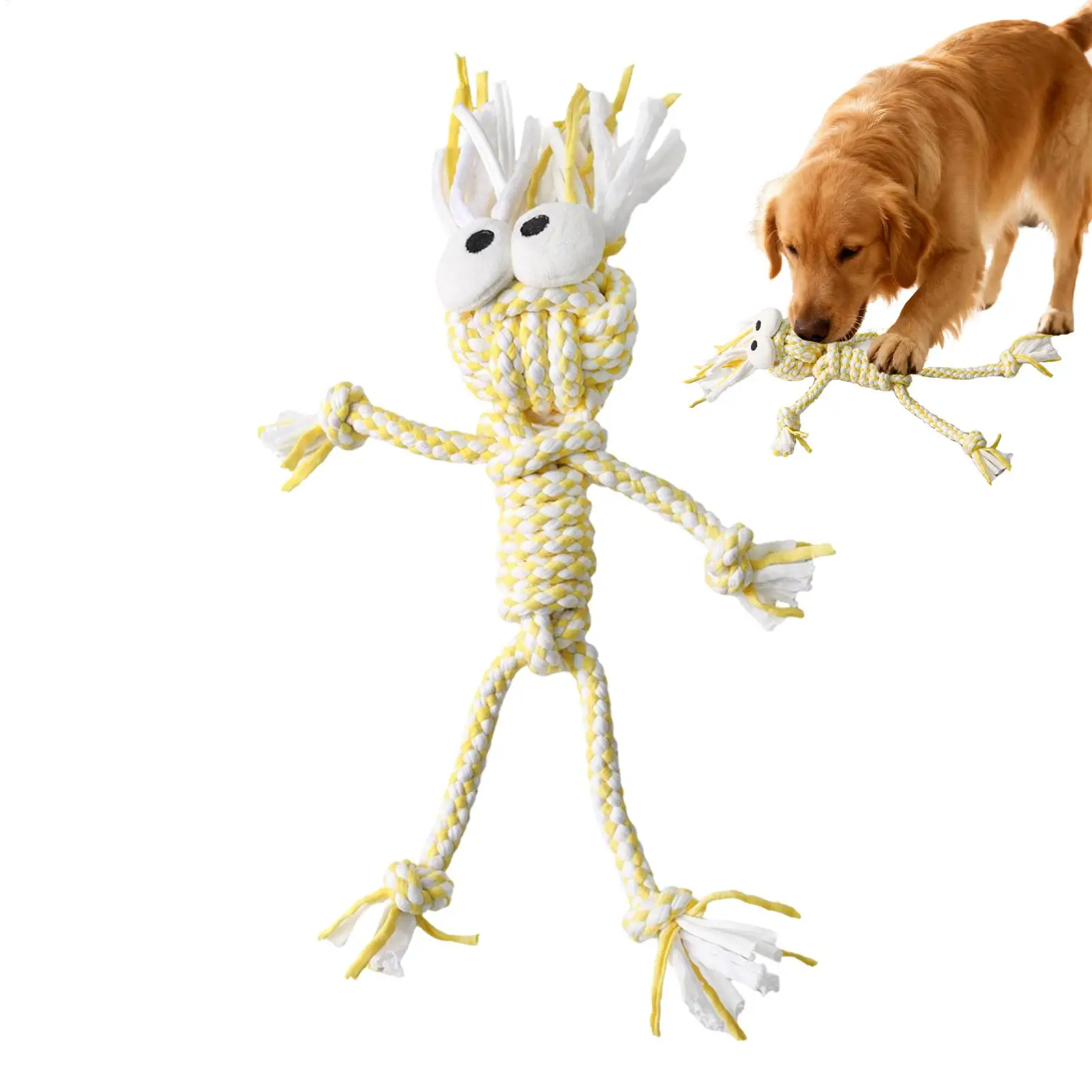 Dog Chewing Rope Teeth Cleaning Calming Dog Chewing Pet Toy Rope for Bored Animals Small Medium Living Room Balcony Yard Garden
Dog Chewing Rope Teeth Cleaning Calming Dog Chewing Pet Toy Rope for Bored Animals Small Medium Living Room Balcony Yard Garden