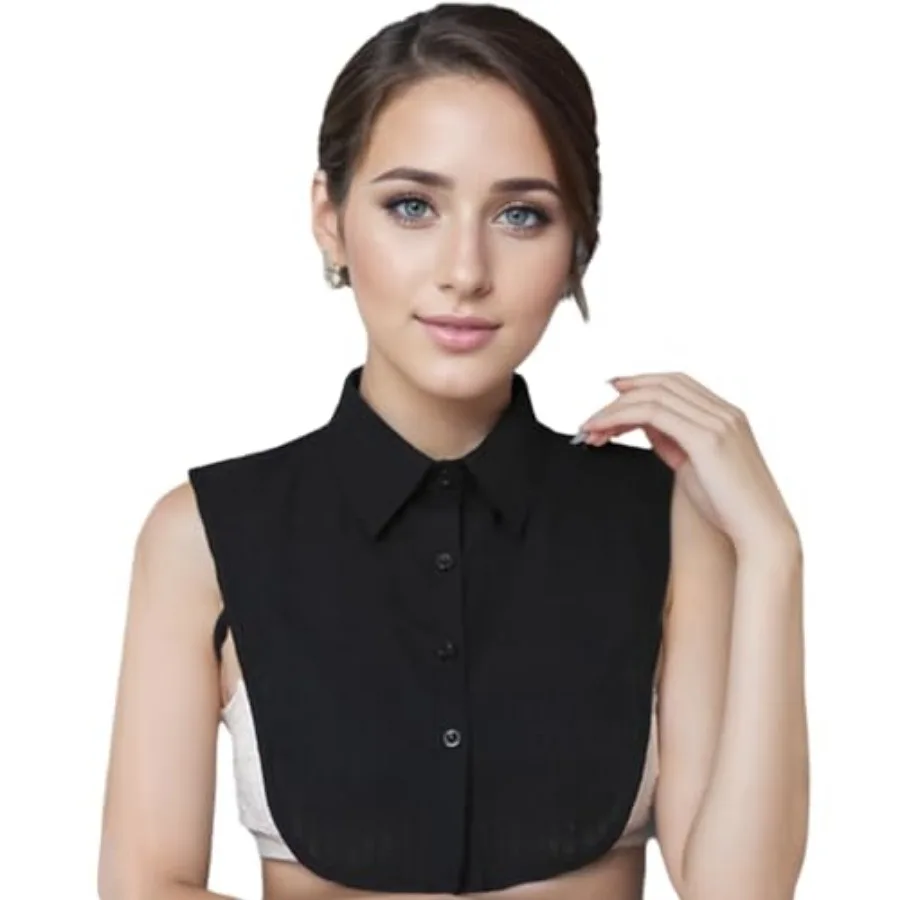 Fake Collar Detacable Dickey Collar Blou F Collar alf Sirts Fal Collar Women and Girls Black
Fake Collar Detacable Dickey Collar Blou F Collar alf Sirts Fal Collar Women and Girls Black