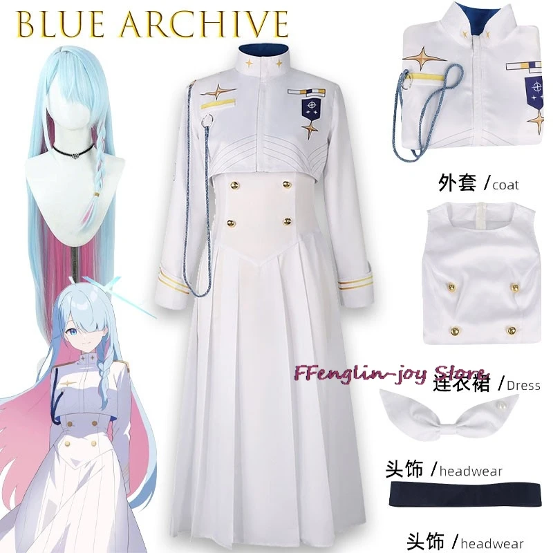 Game Blue Archive Student Union President Cosplay Costume Arona Dress Cute Party Suit Halloween Carnival Uniforms Custom Made
Game Blue Archive Student Union President Cosplay Costume Arona Dress Cute Party Suit Halloween Carnival Uniforms Custom Made