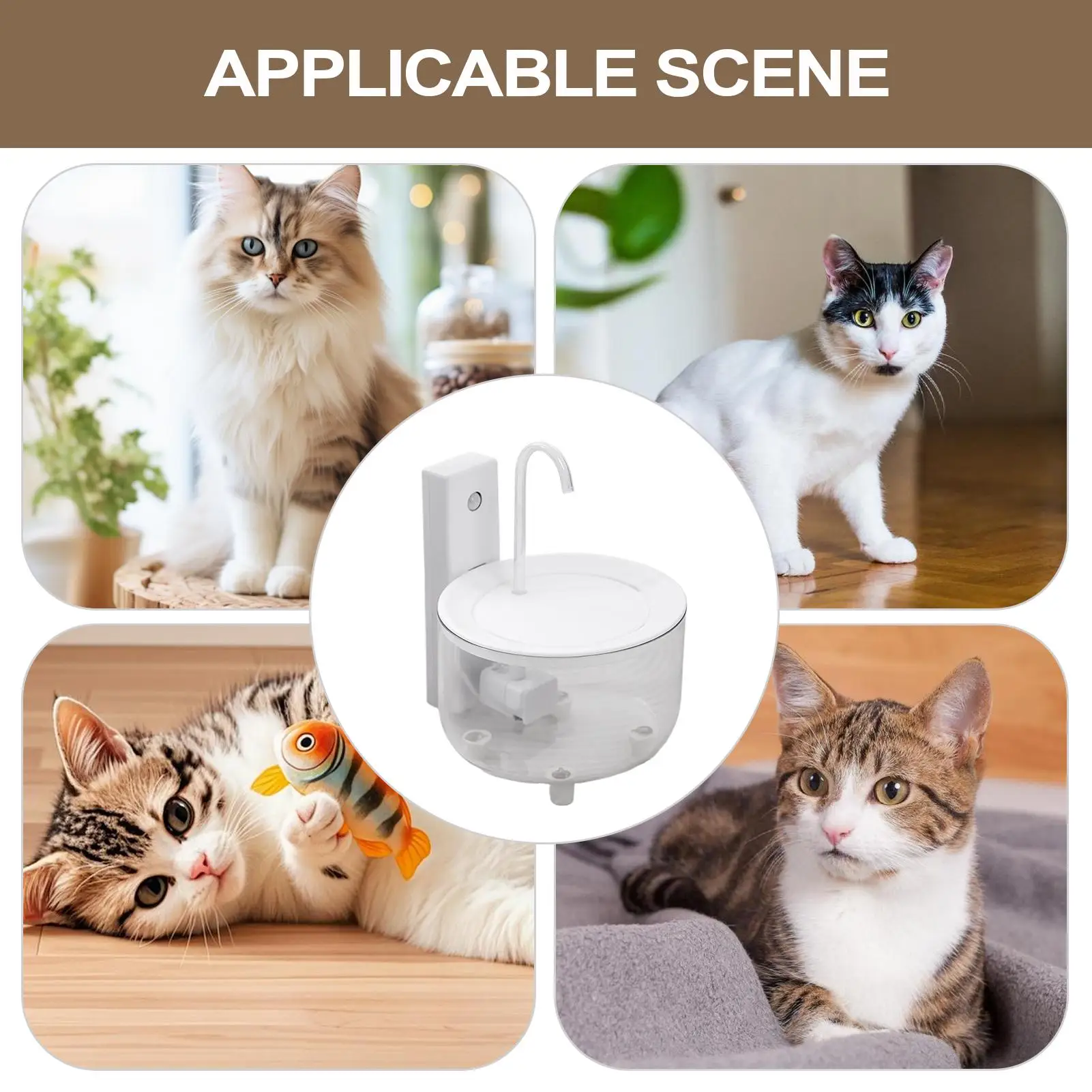 Cat Automatic Water Fountain 1.5L Quiet Cordless Waterer Automatic Anti Slip Cat Drinking Fountain For Kitten Puppy House Home
Cat Automatic Water Fountain 1.5L Quiet Cordless Waterer Automatic Anti Slip Cat Drinking Fountain For Kitten Puppy House Home