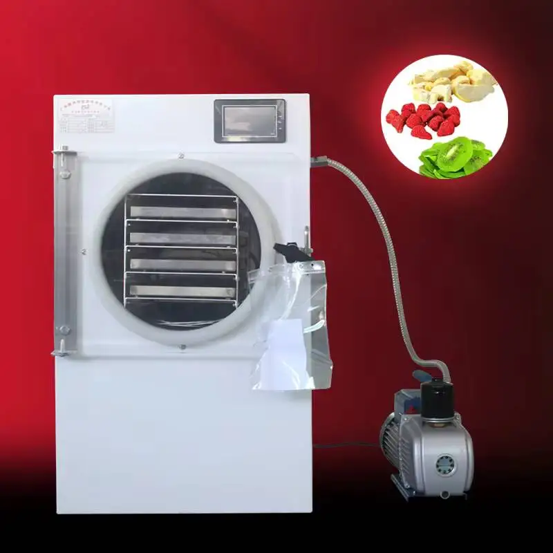 Commercial Food Vacuum Equipment Fruit Mini Freeze Dryer Pet Food Cordyceps Small Freeze-drying Machine Equipment
Commercial Food Vacuum Equipment Fruit Mini Freeze Dryer Pet Food Cordyceps Small Freeze-drying Machine Equipment