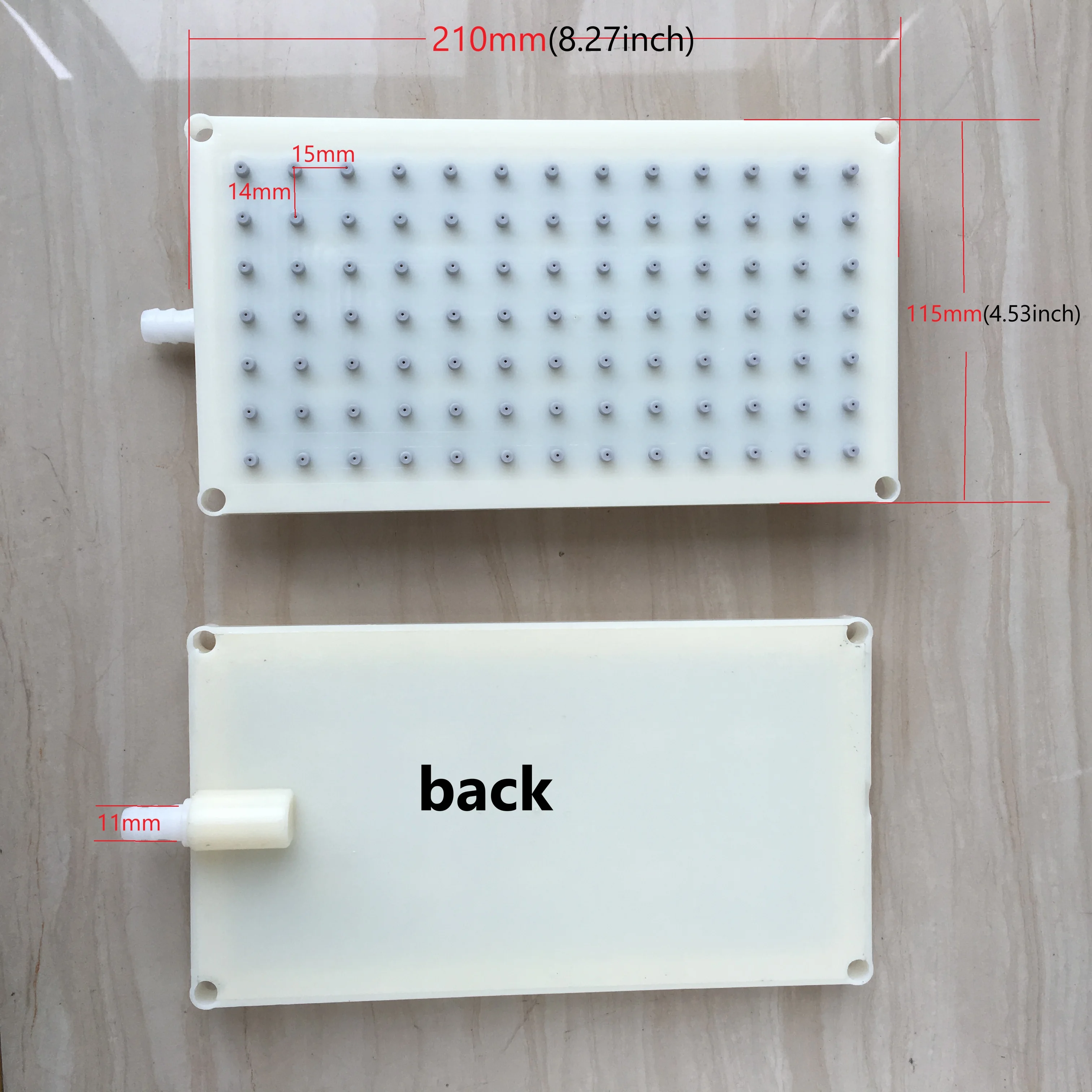 MTTUZK 210mmx115mm Rectangular Shower intubation type interface Shower head 7 * 13 holes Top Spray Shower Head Accessories
MTTUZK 210mmx115mm Rectangular Shower intubation type interface Shower head 7 * 13 holes Top Spray Shower Head Accessories