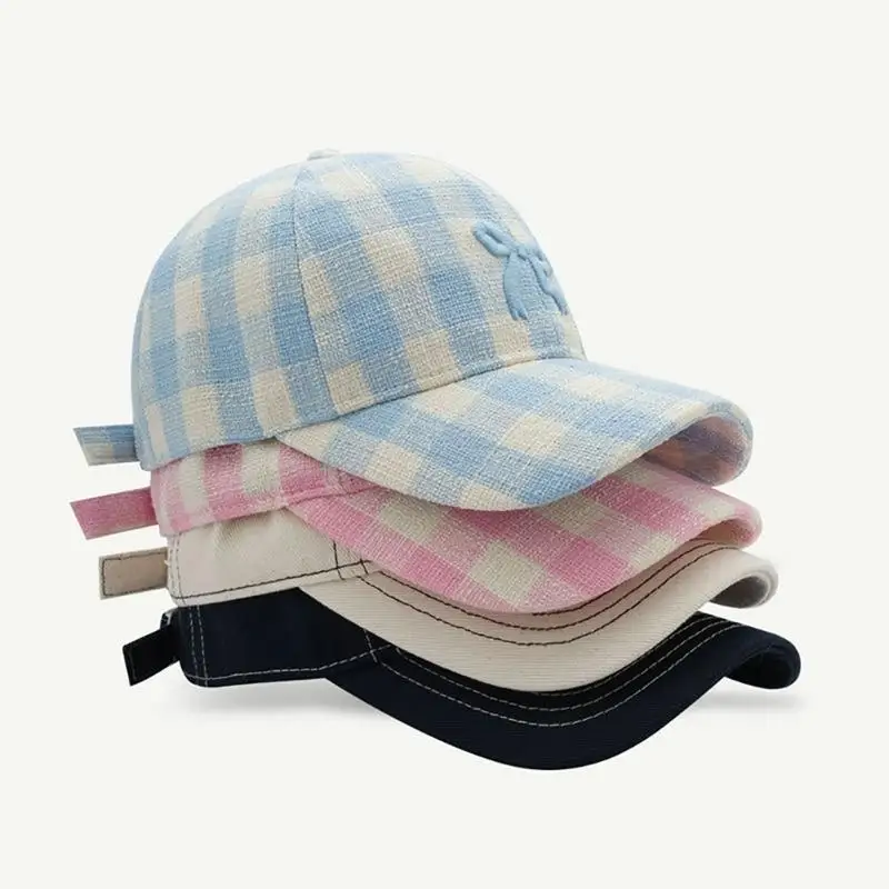 652F Women Checkered Baseball Cap Embroidery Bow Wide Brim Hat Photo Props Breathable Embroidery Bow Adults Casual Sport
652F Women Checkered Baseball Cap Embroidery Bow Wide Brim Hat Photo Props Breathable Embroidery Bow Adults Casual Sport