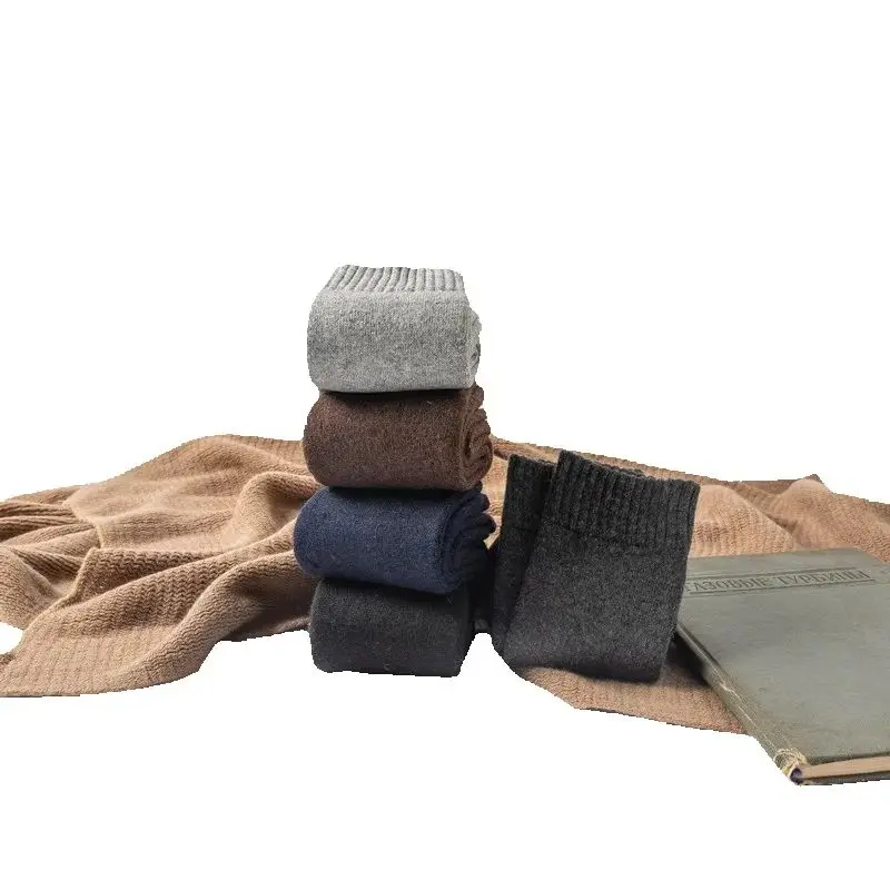 Autumn and Winter Solid Color Warm Men's Wool Socks
Autumn and Winter Solid Color Warm Men's Wool Socks