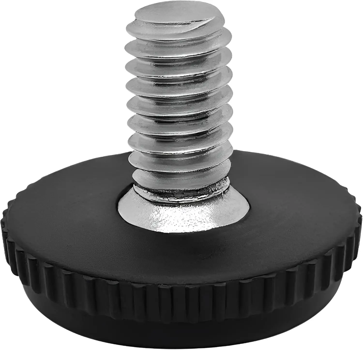 Stainless Steel Adjustable Furniture Levelers 5/16-18 with Nylon Base for Table and Chair Legs, 16-Pack
Stainless Steel Adjustable Furniture Levelers 5/16-18 with Nylon Base for Table and Chair Legs, 16-Pack