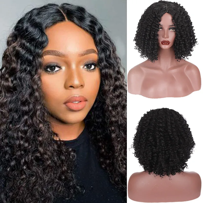 14-18 Inch Synthetic Short Deep Curly Bob Wigs For Balck Women And Girls No Guelss Natural Color Heat Resistant Fiber Daily Use
14-18 Inch Synthetic Short Deep Curly Bob Wigs For Balck Women And Girls No Guelss Natural Color Heat Resistant Fiber Daily Use