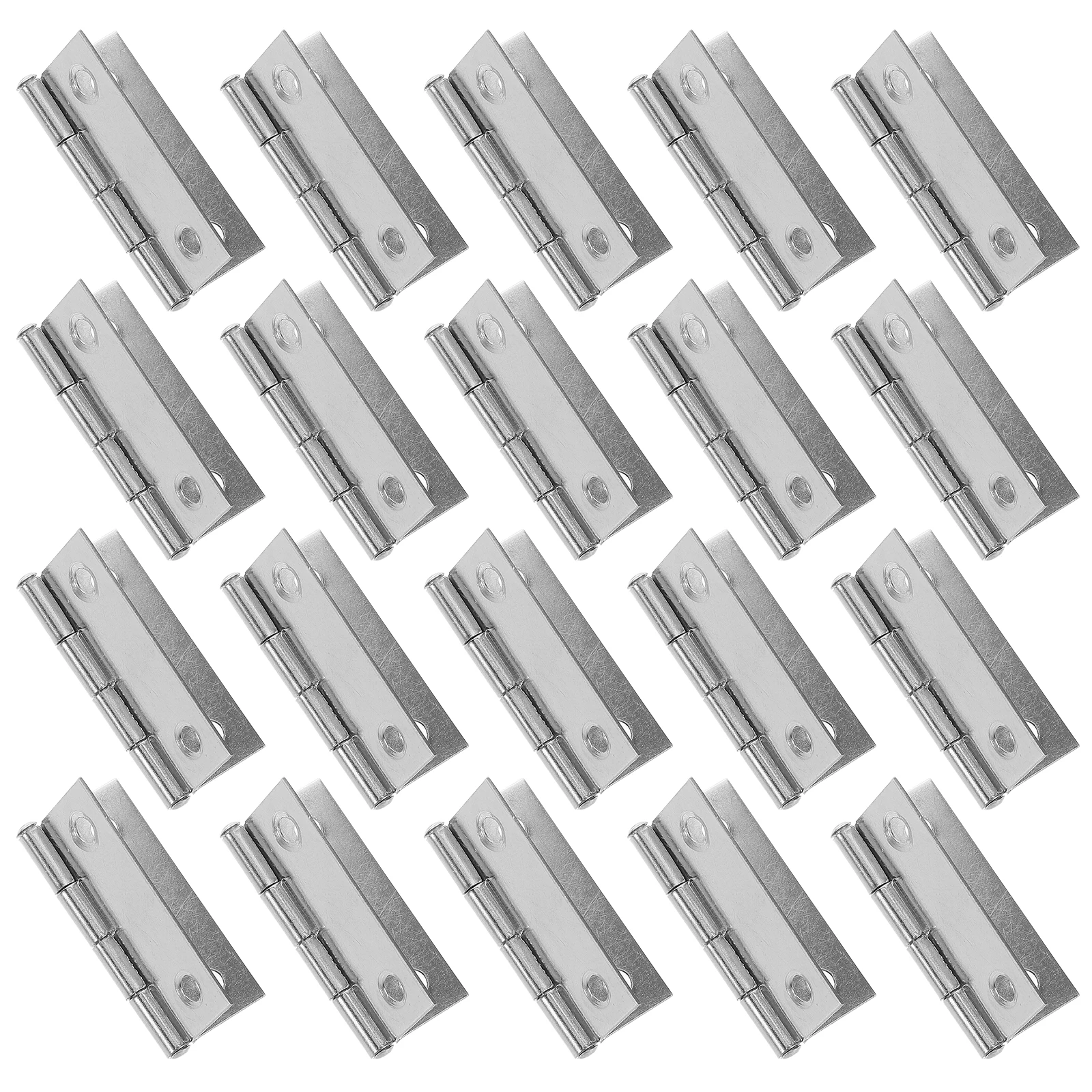 20Pcs Space Saving Stainless Steel Hinges Mini Flat for Windows Picture Frames Jewelry Boxes Cabinets 3.5mm Hole
20Pcs Space Saving Stainless Steel Hinges Mini Flat for Windows Picture Frames Jewelry Boxes Cabinets 3.5mm Hole