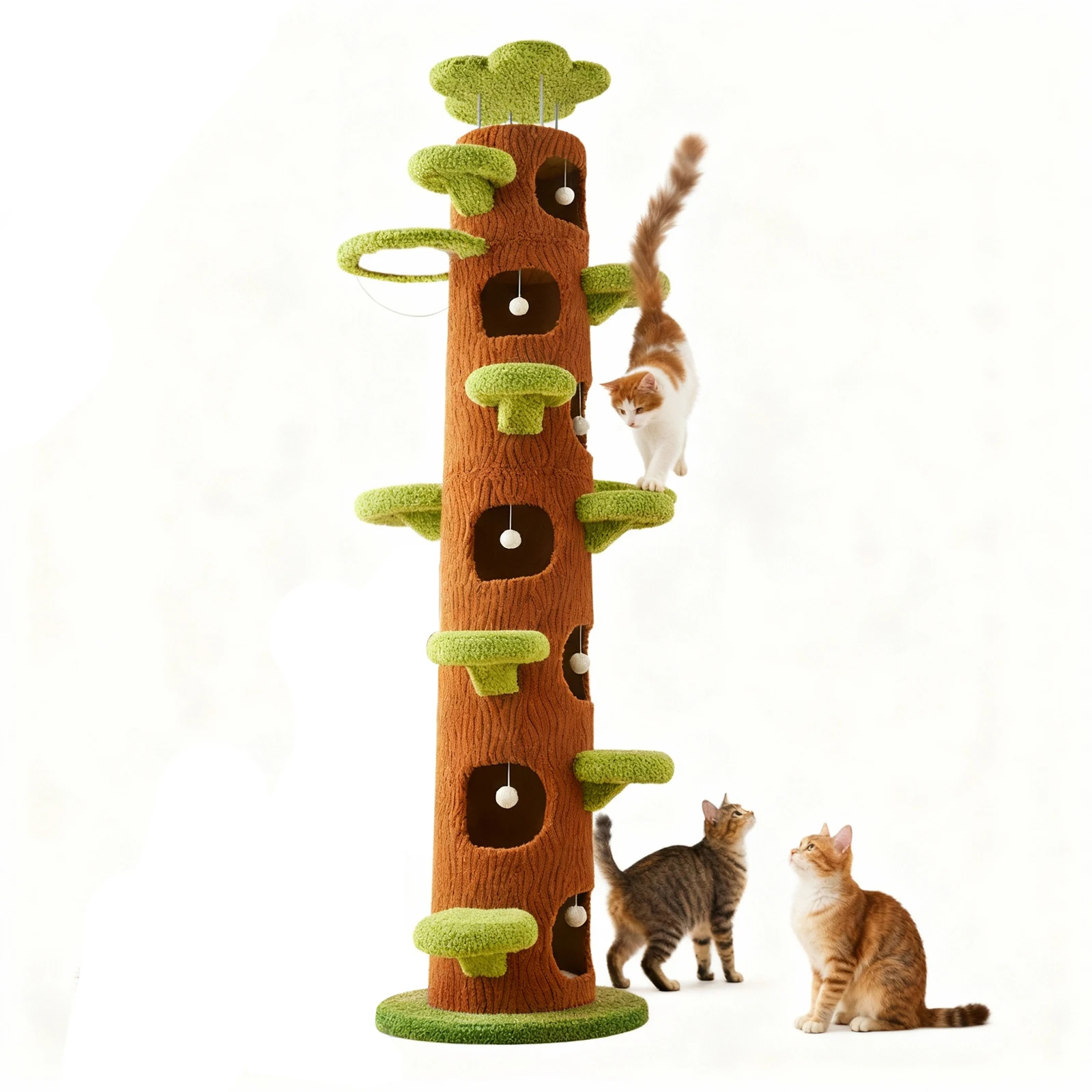 Forest Large Cat Tree with Sisal Scratching Pad Modern Cat Tower Super Large Cat Tree Tower for Maine Coon Cats
Forest Large Cat Tree with Sisal Scratching Pad Modern Cat Tower Super Large Cat Tree Tower for Maine Coon Cats