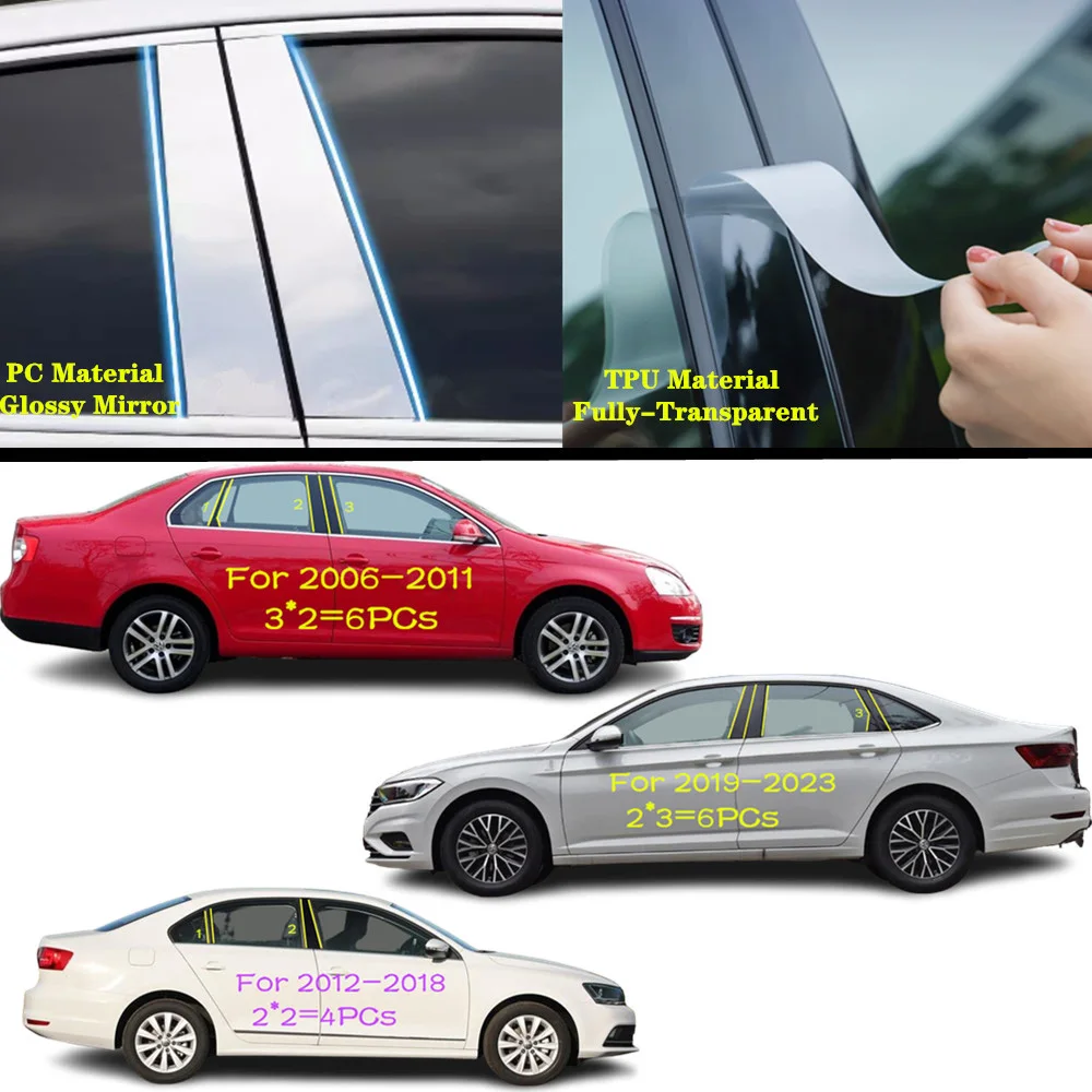 For Volkswagen VW Sagitar 2006-2023 Car TPU/Glossy Mirror Pillar Post Cover Door Trim Window Molding Sticker Accessories
For Volkswagen VW Sagitar 2006-2023 Car TPU/Glossy Mirror Pillar Post Cover Door Trim Window Molding Sticker Accessories