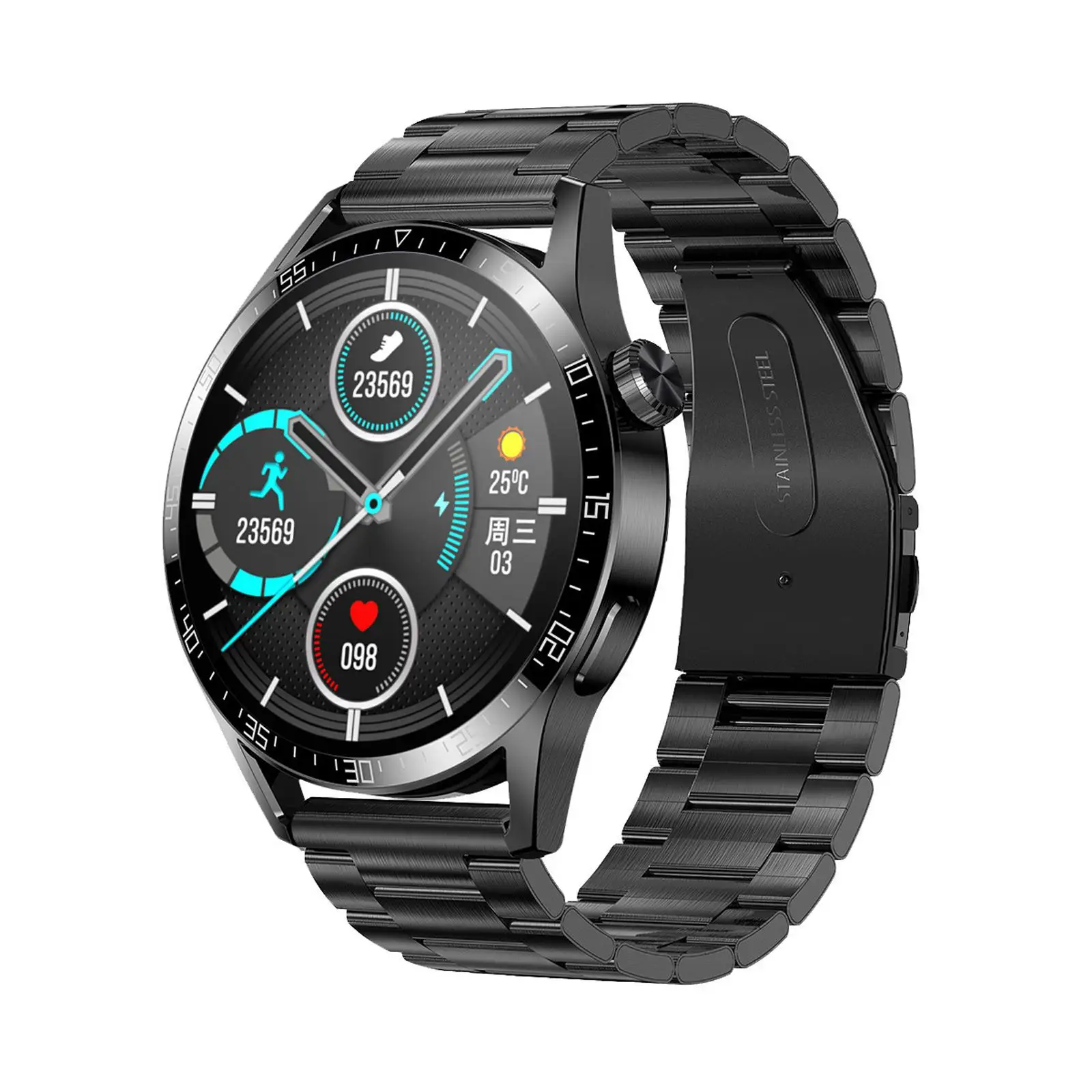 Wrist Watch Smart Watch 320x320 Pixels .32-inch Screen Display 45mm Diameter
Wrist Watch Smart Watch 320x320 Pixels .32-inch Screen Display 45mm Diameter