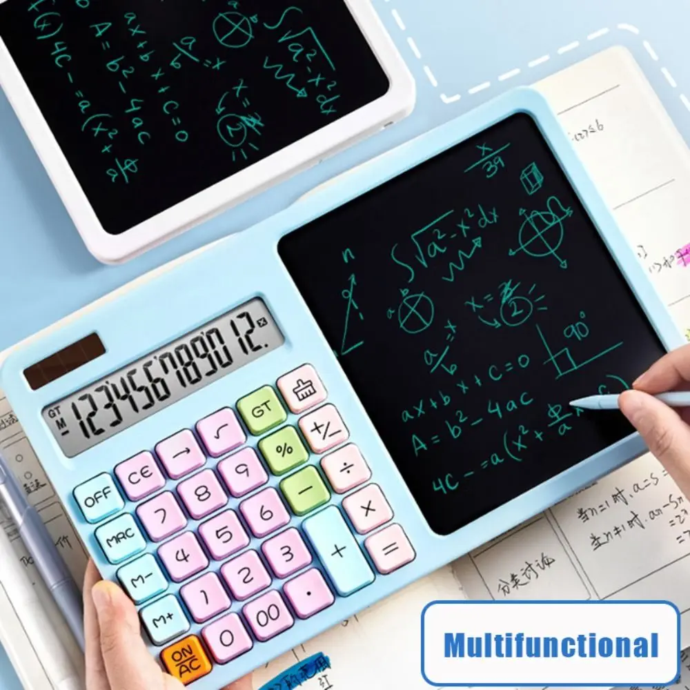 12-Digit Solar Calculator Large LCD Display Dual Power Supply Scientific Calculator With LCD Writing Board
12-Digit Solar Calculator Large LCD Display Dual Power Supply Scientific Calculator With LCD Writing Board