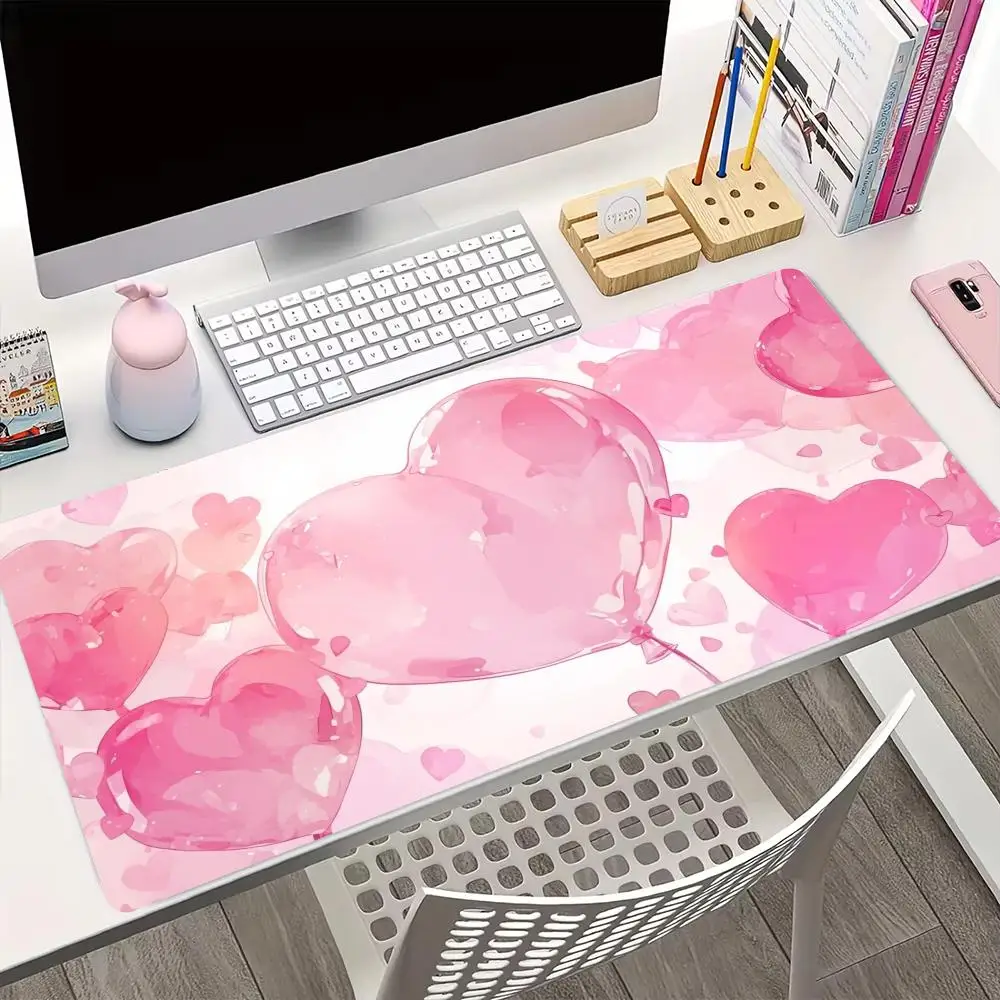 Cute pink heart Balloons Mouse Pad Large Natural Rubber 900X400 Desk Mat Non-Slip Gaming Keyboard Pad PC Laptop Accessories
Cute pink heart Balloons Mouse Pad Large Natural Rubber 900X400 Desk Mat Non-Slip Gaming Keyboard Pad PC Laptop Accessories