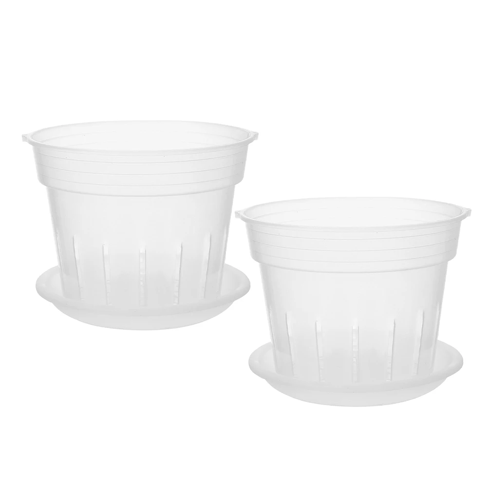 2Pcs Plastic Orchid Flower Pots Transparent Breathable Phalaenopsis Pots for Indoor Plants with Root Visibility
2Pcs Plastic Orchid Flower Pots Transparent Breathable Phalaenopsis Pots for Indoor Plants with Root Visibility