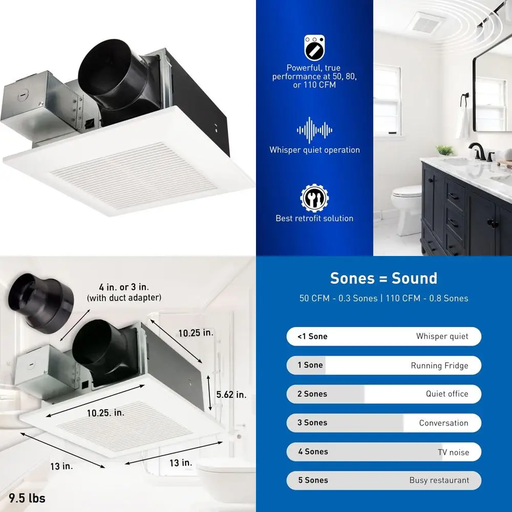 Ceiling-Mounted Bathroom Exhaust Fan, 50-80-110cm, Model V-0511V1
Ceiling-Mounted Bathroom Exhaust Fan, 50-80-110cm, Model V-0511V1