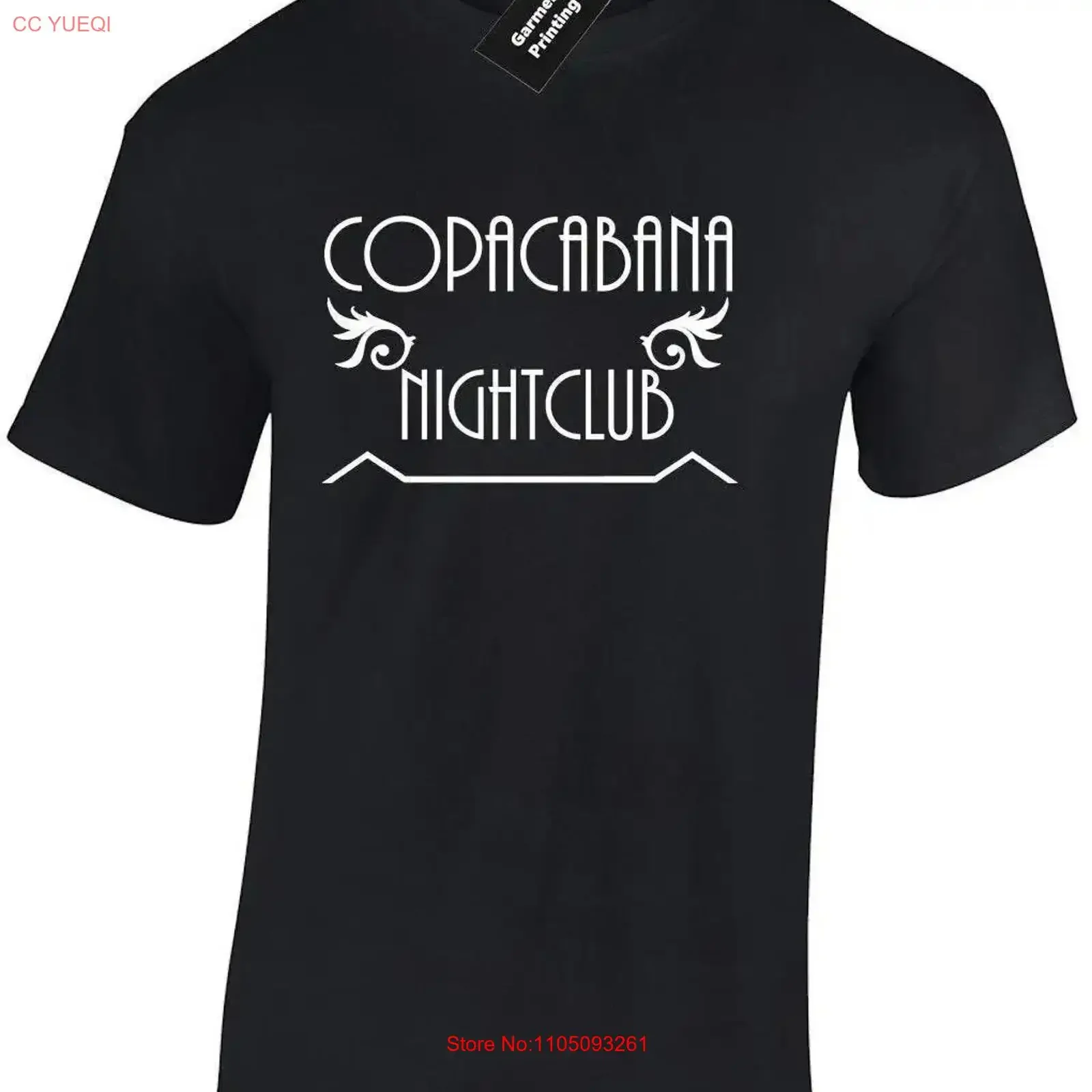 Мужская футболка Copacabana для ночного клуба, унисекс, забавная, ретро, классическая, Goodfellas, гангстеры, мафия, Барри, песня, фильм, маникюр, винтажный
Мужская футболка Copacabana для ночного клуба, унисекс, забавная, ретро, классическая, Goodfellas, гангстеры, мафия, Барри, песня, фильм, маникюр, винтажный