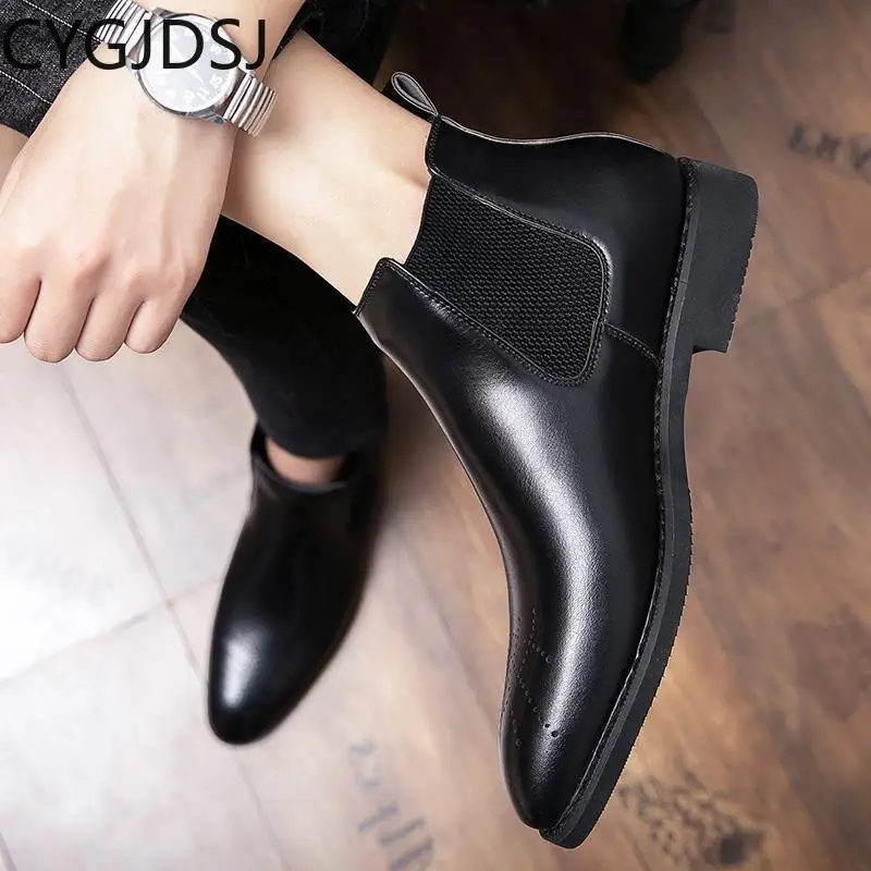 Мужские кожаные ботинки до щиколотки Stivali, повседневные ботинки челси, мужская обувь
Мужские кожаные ботинки до щиколотки Stivali, повседневные ботинки челси, мужская обувь