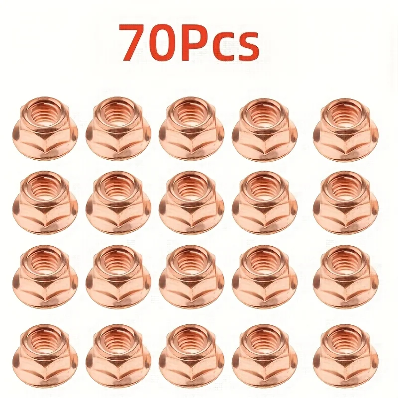 70PCS Durable Copper Exhaust Clamps – Automotive Exhaust Pipe Fasteners
70PCS Durable Copper Exhaust Clamps – Automotive Exhaust Pipe Fasteners