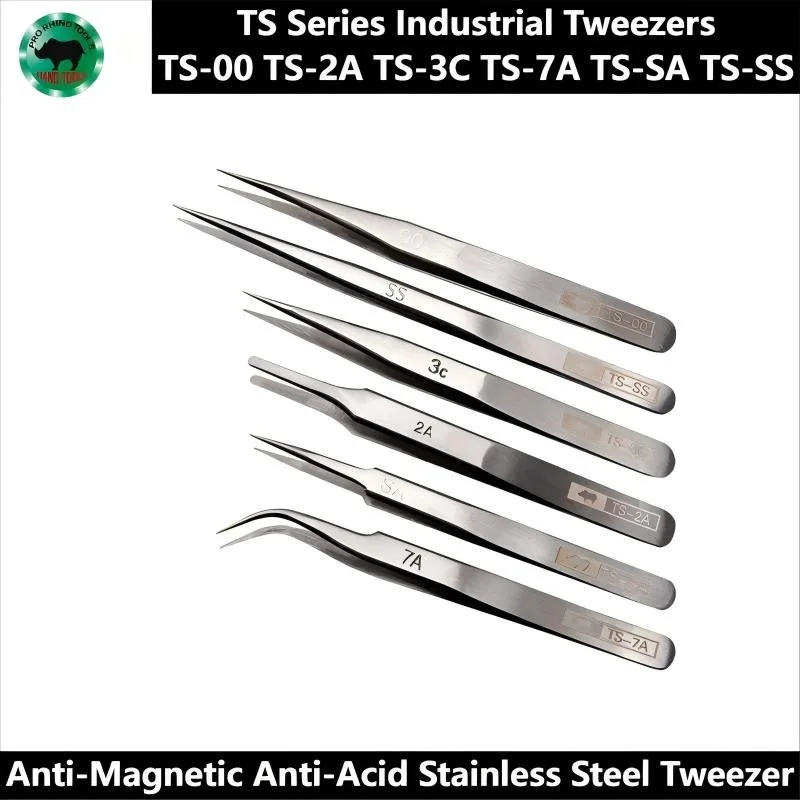 Japan RHINO TS Series Industrial Tweezers for Watch, Cell Phone, Electronics, Jewelry Repair Hand Tools
Japan RHINO TS Series Industrial Tweezers for Watch, Cell Phone, Electronics, Jewelry Repair Hand Tools