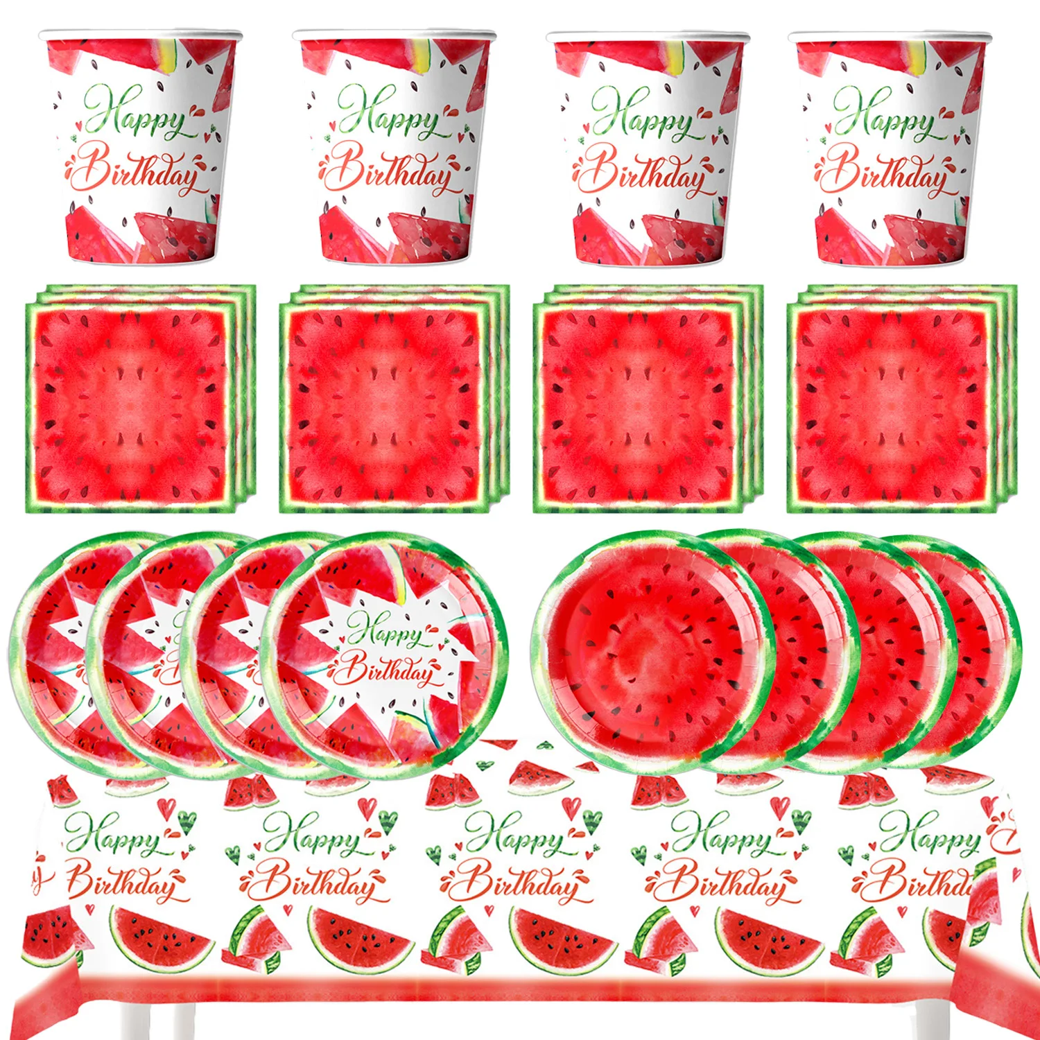 Watermelon Theme Birthday Party Decoration Supplies Summer Fruit Cup Plate Napkin Tablecloth Banner Party Props Kids Favor Gifts
Watermelon Theme Birthday Party Decoration Supplies Summer Fruit Cup Plate Napkin Tablecloth Banner Party Props Kids Favor Gifts