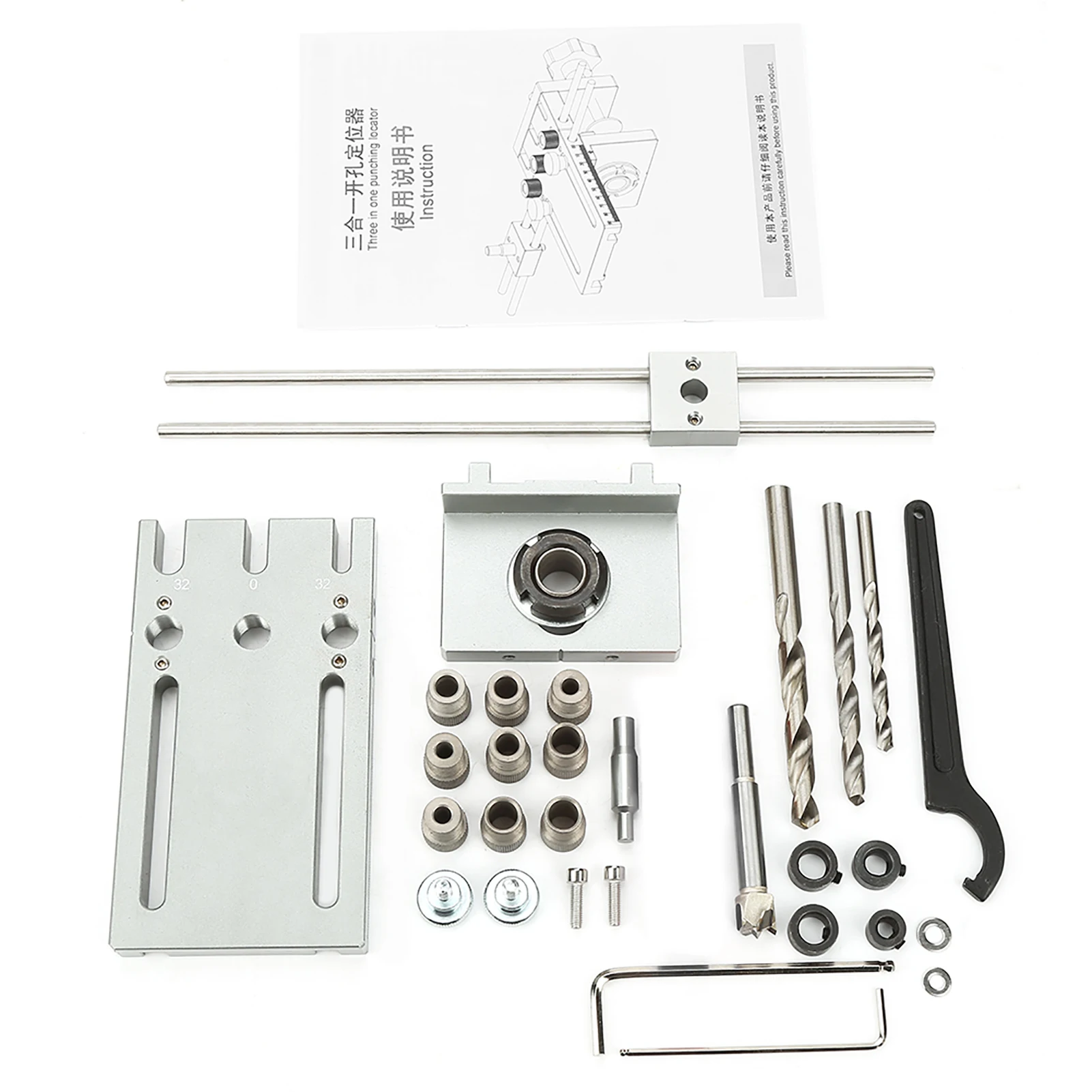 Dowelling Jig Self Centering Dowelling Jig 3 in 1 6/8/10/15mm Self Centering Dowelling Jig Woodworking Drill Locator Kit
Dowelling Jig Self Centering Dowelling Jig 3 in 1 6/8/10/15mm Self Centering Dowelling Jig Woodworking Drill Locator Kit