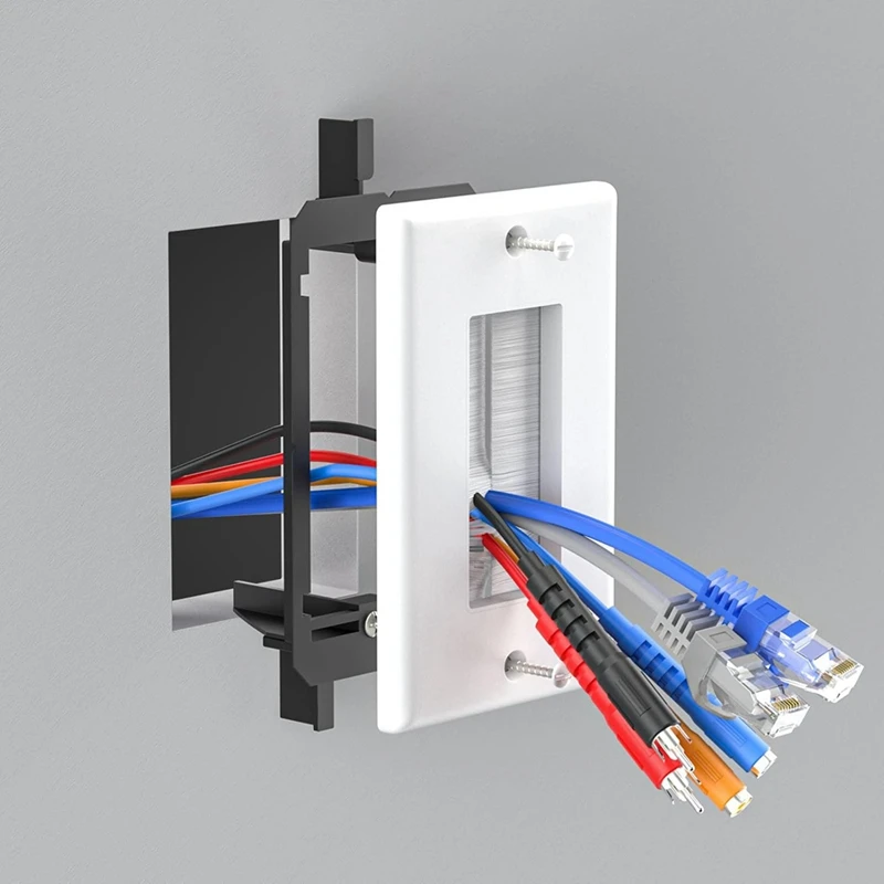 【BUY NOW】Low Voltage Box Single Gang Wall Plate 10 Pack, Flush Low Voltage Mounting Bracket for Network, HDMI, Coaxial, Speaker
【BUY NOW】Low Voltage Box Single Gang Wall Plate 10 Pack, Flush Low Voltage Mounting Bracket for Network, HDMI, Coaxial, Speaker