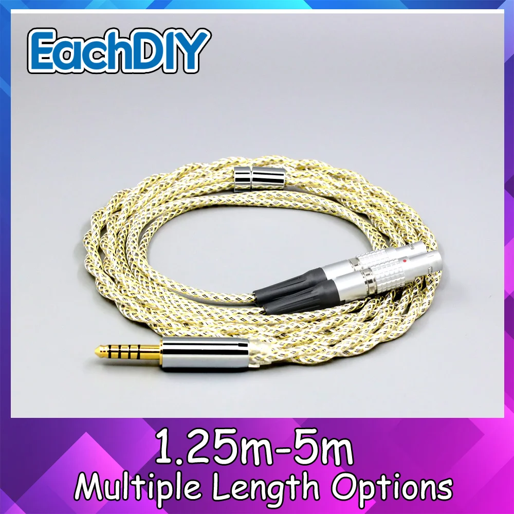 TypeS 23AWG Litz Shielding Silver OCC Earphone Cable For Focal Utopia Fidelity Circumaural Headphone LN008931
TypeS 23AWG Litz Shielding Silver OCC Earphone Cable For Focal Utopia Fidelity Circumaural Headphone LN008931