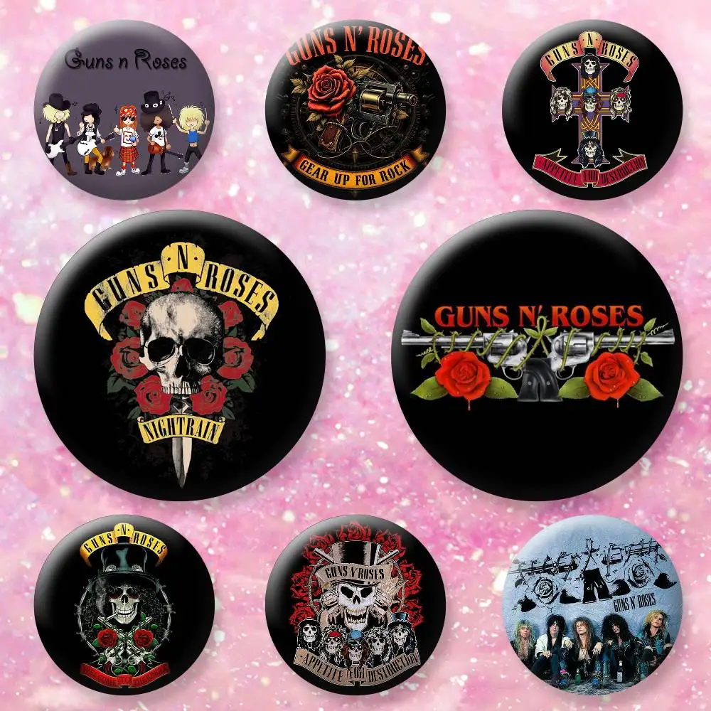 G-Guns N R-Roses Band Badges Creative Tinplate Button PinsBrooch Badge Clothes Backpack
G-Guns N R-Roses Band Badges Creative Tinplate Button PinsBrooch Badge Clothes Backpack