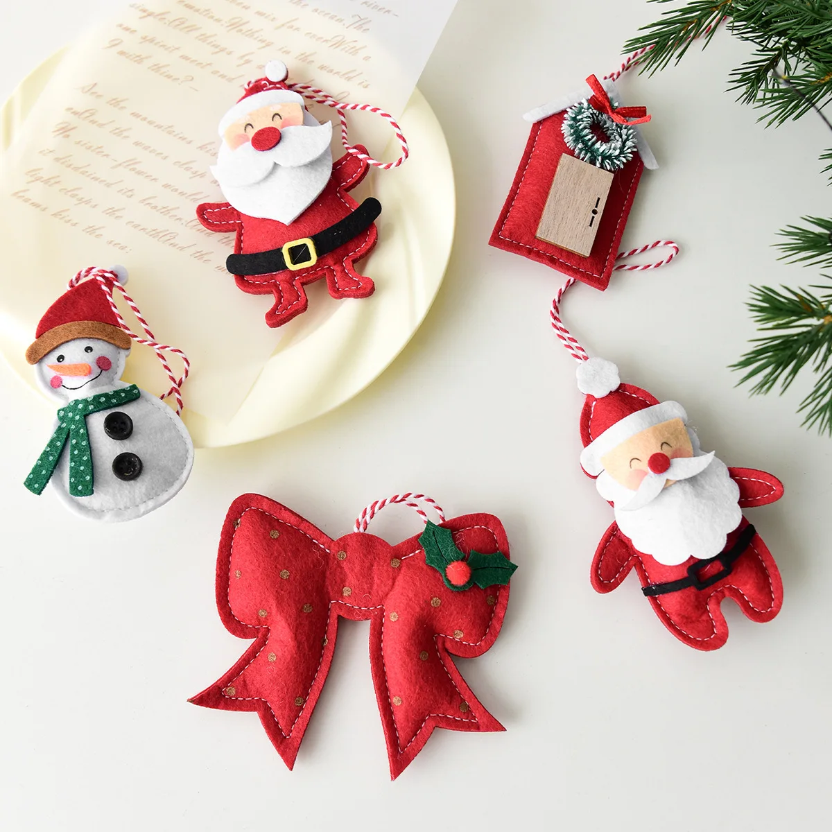Christmas Felt Ornaments Santa Claus Snowman House Decor Tree Hanging Bow Decorations Christmas Decorations Santa Claus
Christmas Felt Ornaments Santa Claus Snowman House Decor Tree Hanging Bow Decorations Christmas Decorations Santa Claus