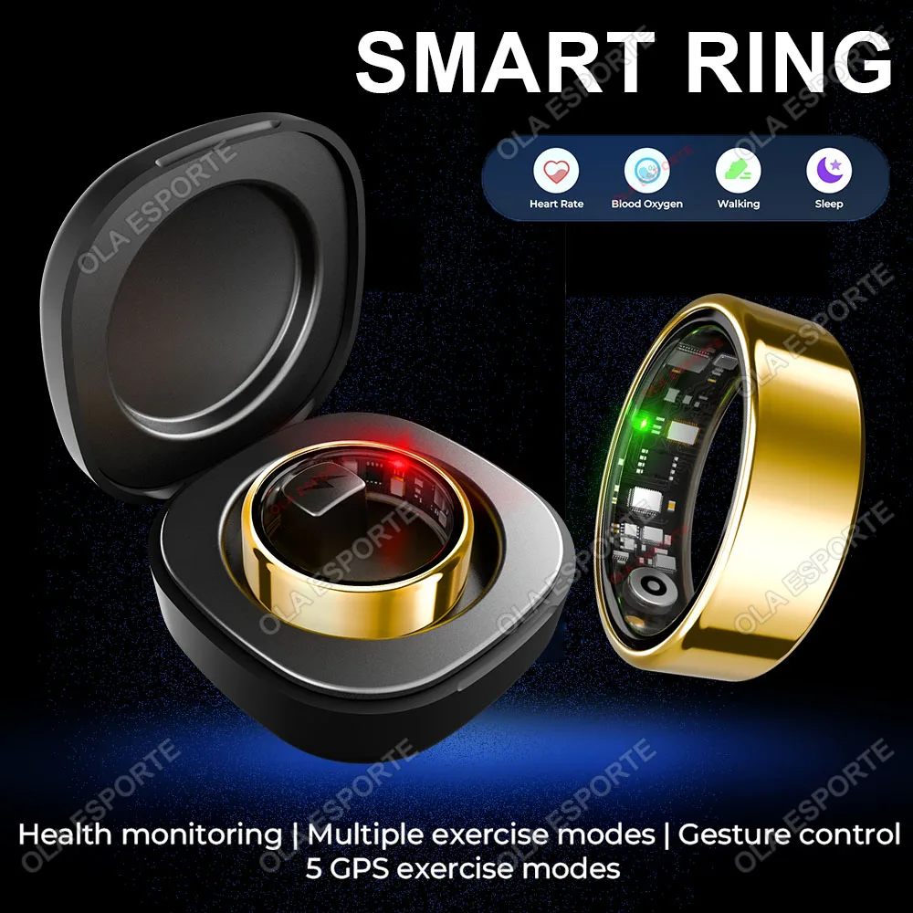 Smart Ring Waterproof Health Monitor Heart Rate&Blood Oxygen&Blood Pressure&Sleep Monitor Remote Care Smartring Men Women Gifts
Smart Ring Waterproof Health Monitor Heart Rate&Blood Oxygen&Blood Pressure&Sleep Monitor Remote Care Smartring Men Women Gifts