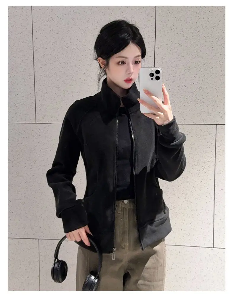 Флисовая толстовка со шляпой, женская с открытыми плечами, осенняя винтажная европейско-американская ниша с длинными рукавами, эстетичная, с несколькими карманами, Y2K Girl
Флисовая толстовка со шляпой, женская с открытыми плечами, осенняя винтажная европейско-американская ниша с длинными рукавами, эстетичная, с несколькими карманами, Y2K Girl