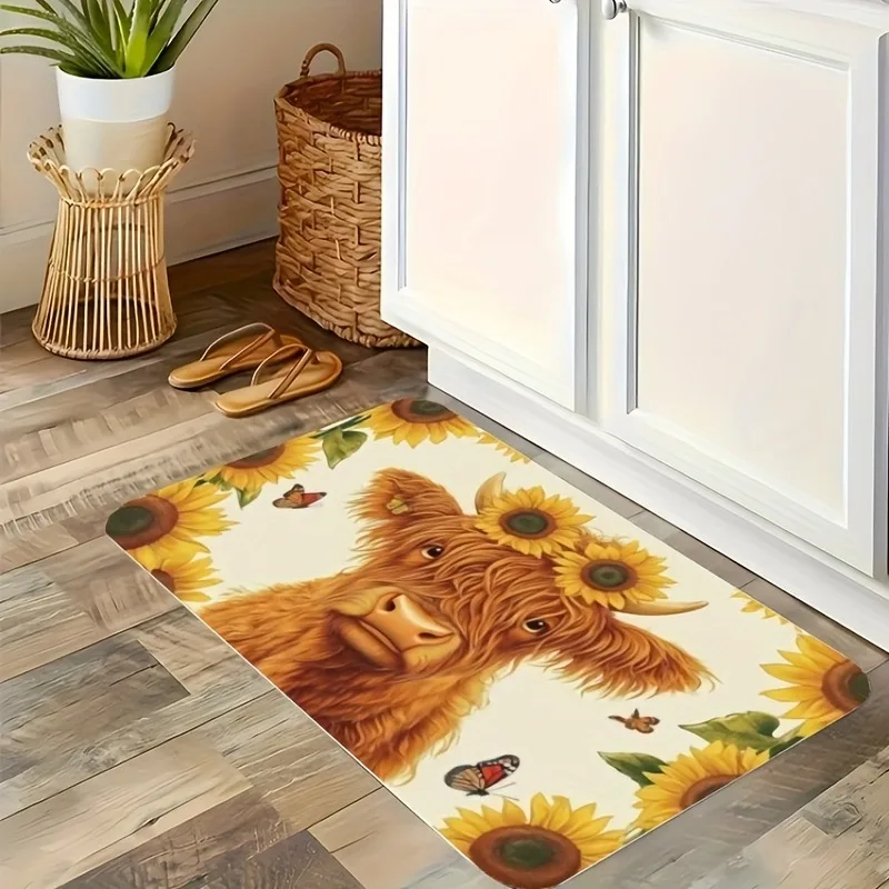 1PC Cow portrait Pattern Kitchen Rug Non-Slip Door Mat Pop design Bathroom Rug Bath Mat Carpet for Home Sink Laundry ecoreeree
1PC Cow portrait Pattern Kitchen Rug Non-Slip Door Mat Pop design Bathroom Rug Bath Mat Carpet for Home Sink Laundry ecoreeree