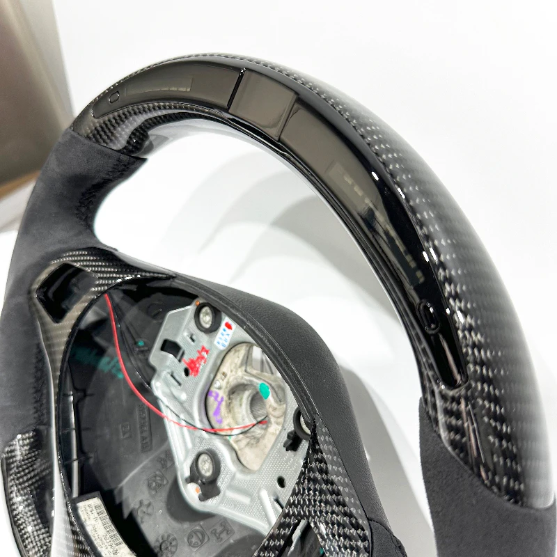 Black Carbon Fiber for BMW E92 with LED Screen Sport for BMW E92 E91 E84 E46 E60 3 Series 4 Series Carbon Fiber Steering Wheel
Black Carbon Fiber for BMW E92 with LED Screen Sport for BMW E92 E91 E84 E46 E60 3 Series 4 Series Carbon Fiber Steering Wheel