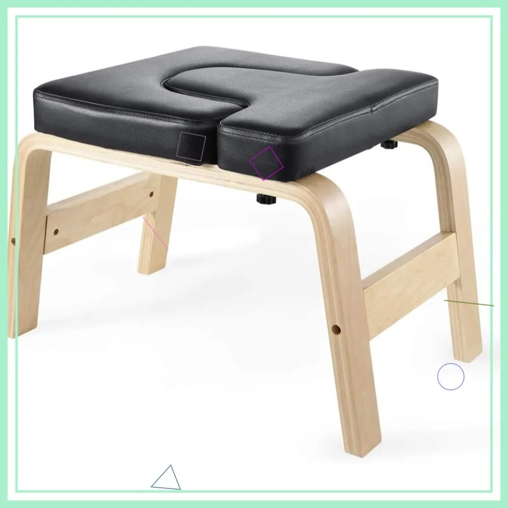 Balanced Yoga Headstand Bench for Home Gym, Wood Frame with PU Pads, Inversion Chair for Core Strength and Flexibility
Balanced Yoga Headstand Bench for Home Gym, Wood Frame with PU Pads, Inversion Chair for Core Strength and Flexibility