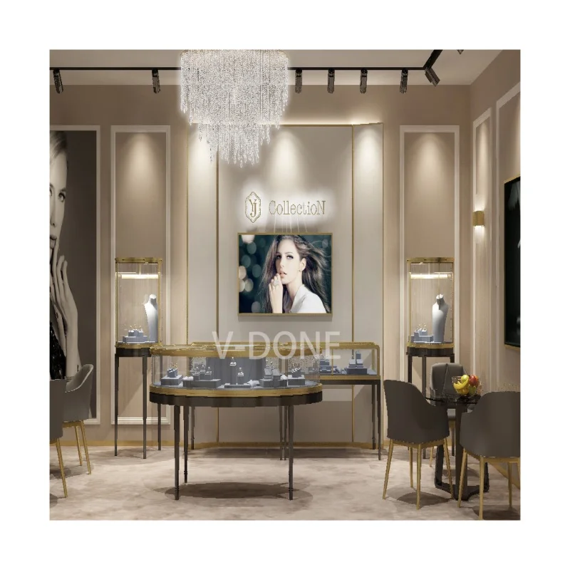 custom.Manufacture Jewelry Display Counter Store Metal Stainless Steel Jewellery Display Showcases Glass For Jewelry Kiosk
custom.Manufacture Jewelry Display Counter Store Metal Stainless Steel Jewellery Display Showcases Glass For Jewelry Kiosk