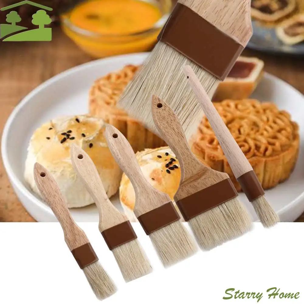 BBQ Barbecue Kitchen Boar Bristles Wooden Handle Pastry Brush Basting Brush Sauce Baster Marinade Tool
BBQ Barbecue Kitchen Boar Bristles Wooden Handle Pastry Brush Basting Brush Sauce Baster Marinade Tool