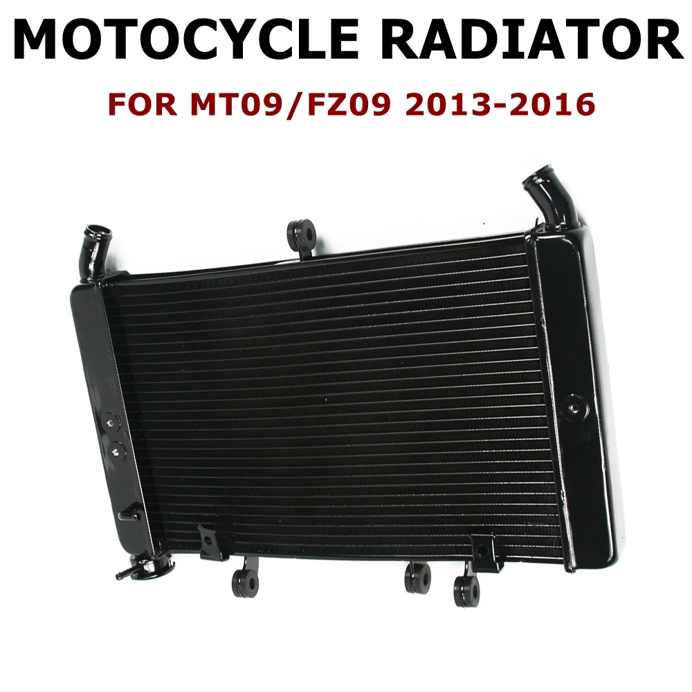 For YAMAHA MT09 MT-09 MT 09 FZ09 FZ-09 FZ 09 2013-2016 Motorcycle Engine Radiator Cooler Coolant Cooling Water Tank Aluminum
For YAMAHA MT09 MT-09 MT 09 FZ09 FZ-09 FZ 09 2013-2016 Motorcycle Engine Radiator Cooler Coolant Cooling Water Tank Aluminum