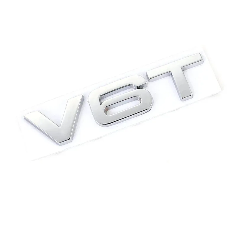 3D Metal V6T V8T Logo Car Emblem Badge Decals Trunk Displacement Sticker For Audi S3 S4 S5 S6 S7 S8 A4L A5 A6L A7 Q3 Q5 Q7 A3 
3D Metal V6T V8T Logo Car Emblem Badge Decals Trunk Displacement Sticker For Audi S3 S4 S5 S6 S7 S8 A4L A5 A6L A7 Q3 Q5 Q7 A3