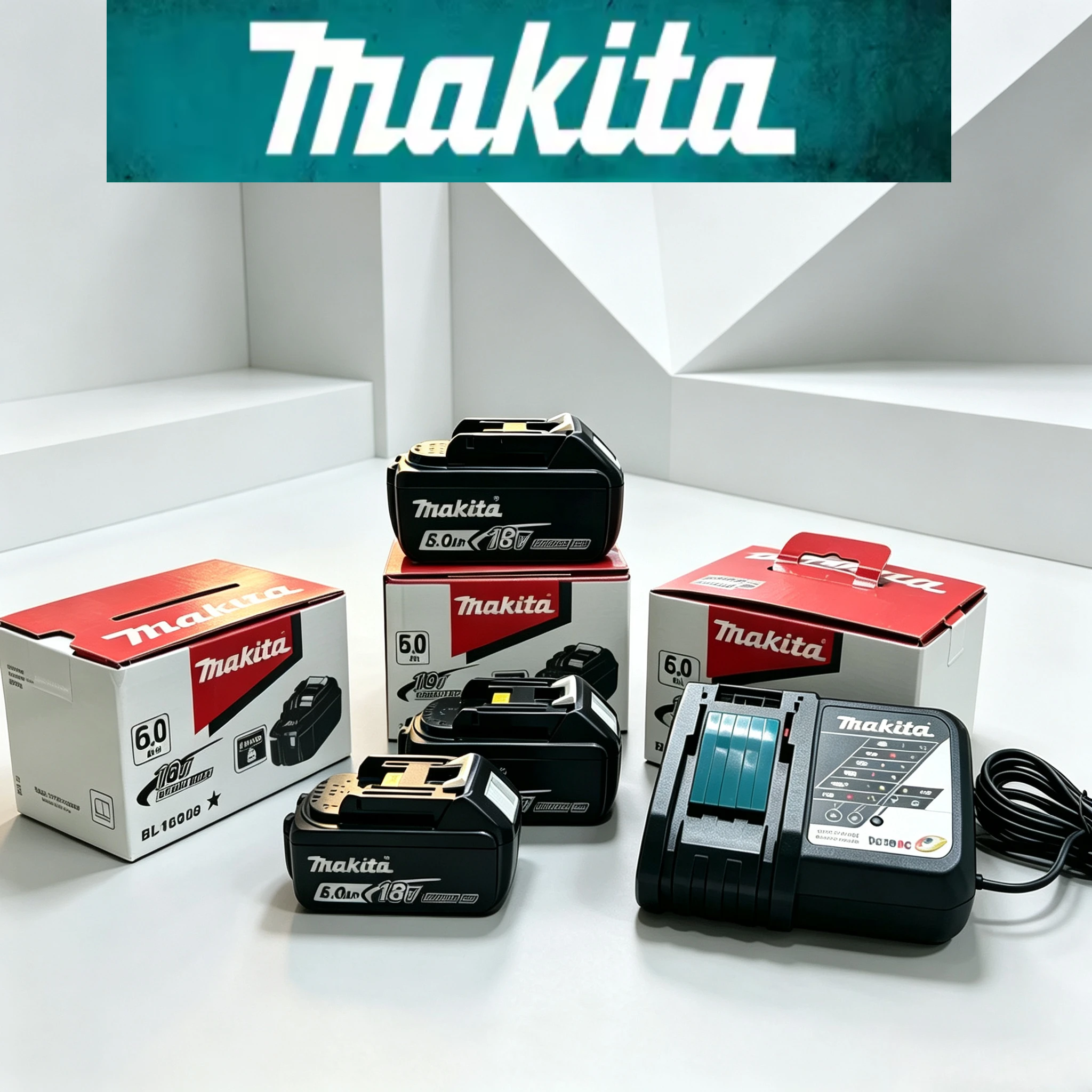 Makita Authentic 18V 6.0Ah Battery BL1845B BL1815B Stable Performance for Electric Saw Blower Trimmer Gardening Tools
Makita Authentic 18V 6.0Ah Battery BL1845B BL1815B Stable Performance for Electric Saw Blower Trimmer Gardening Tools