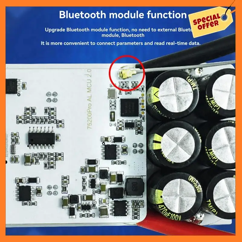 AD08-75200 Pro ESC 84V 300A Built-Inbluetooth ESC Controller Forelectric Skateboard/Scooter/Ebike Speed Controller Pro
AD08-75200 Pro ESC 84V 300A Built-Inbluetooth ESC Controller Forelectric Skateboard/Scooter/Ebike Speed Controller Pro