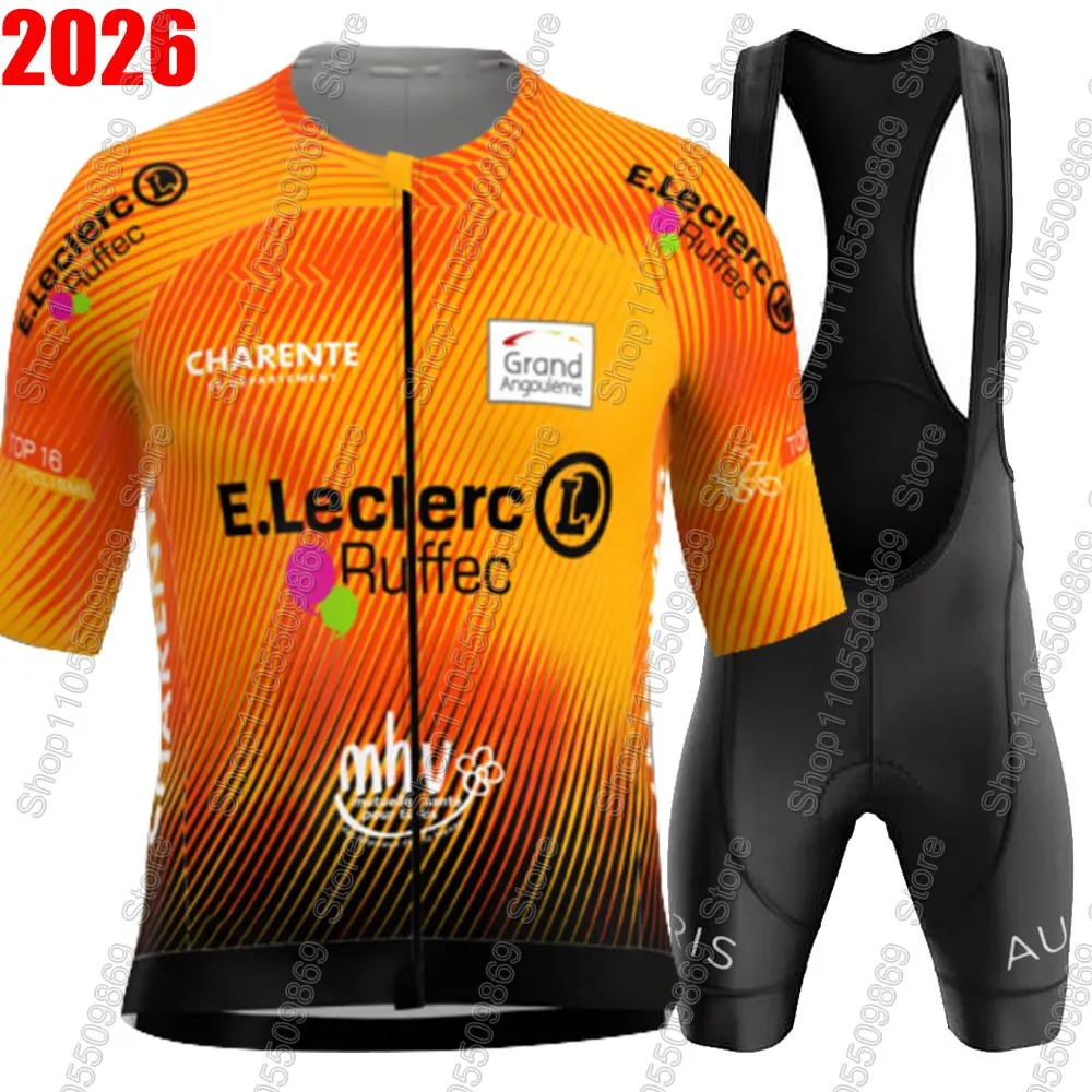 E.leclerc-Ruffec-top 2026 Team Cycling Jersey Set Short Sleeve France Clothing Road Bike Shirts Suit MTB Shorts Wear Maillot
E.leclerc-Ruffec-top 2026 Team Cycling Jersey Set Short Sleeve France Clothing Road Bike Shirts Suit MTB Shorts Wear Maillot