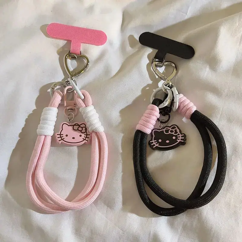 Kawaii Sanrio Hello Kitty Cute Phone Case Universal Pendant Short Lanyard Braided Rope Everything Key Chain To Prevent Life Gift
Kawaii Sanrio Hello Kitty Cute Phone Case Universal Pendant Short Lanyard Braided Rope Everything Key Chain To Prevent Life Gift