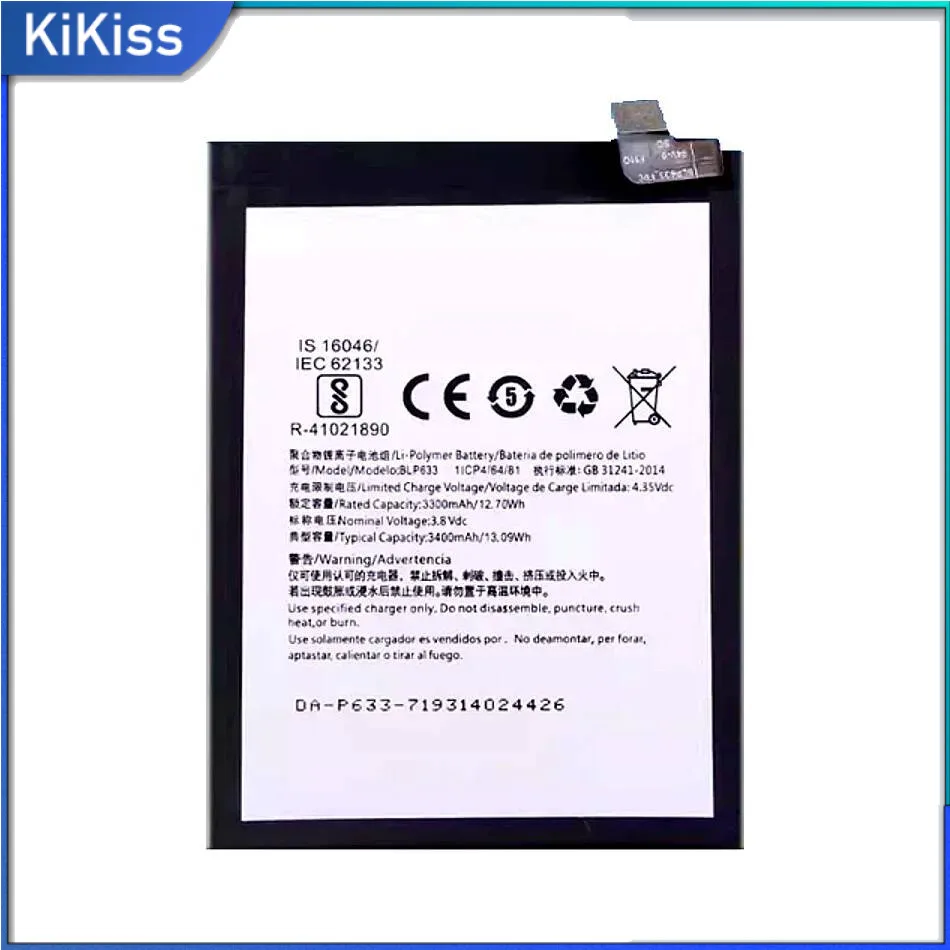 BLP633 Безопасный легкий аккумулятор емкостью 3400 мАч для мобильного телефона Oneplus 3T
BLP633 Безопасный легкий аккумулятор емкостью 3400 мАч для мобильного телефона Oneplus 3T