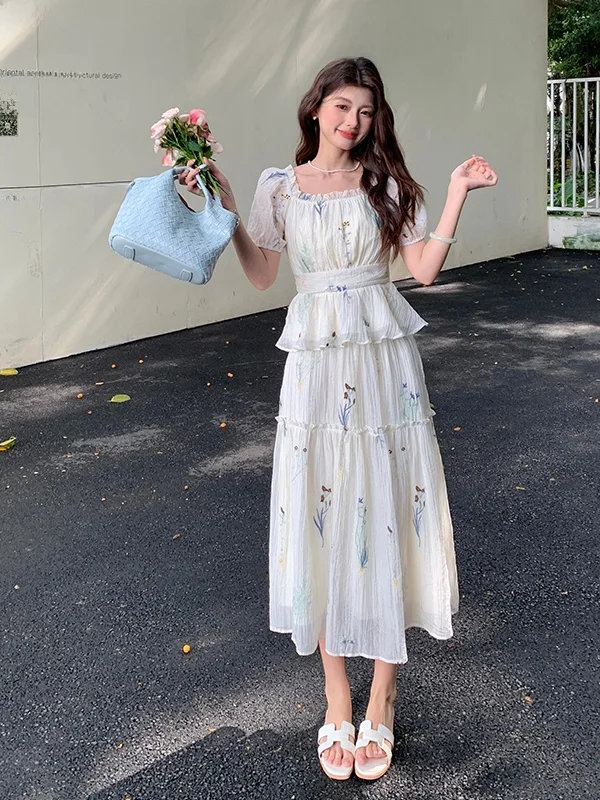 Elegant Embroidered Shirt High Waist Skirt Set Women's Fashion Summer New Arrival Chic Student Work Uniform Ensemble
Elegant Embroidered Shirt High Waist Skirt Set Women's Fashion Summer New Arrival Chic Student Work Uniform Ensemble