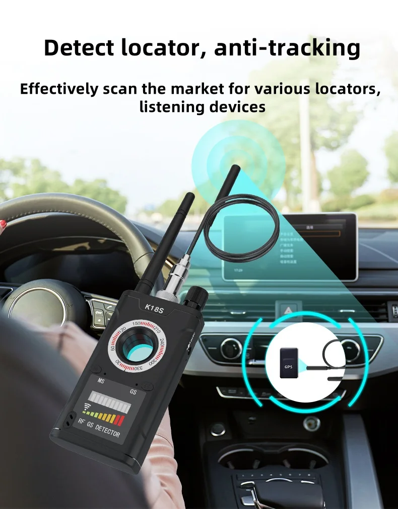 Camera Detector Security Protection Anti-snooping Anti-tracking Anti-Location infrared scanning Camera Detector for hotel house
Camera Detector Security Protection Anti-snooping Anti-tracking Anti-Location infrared scanning Camera Detector for hotel house